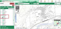 保安林長野県全域地図キャプチャ