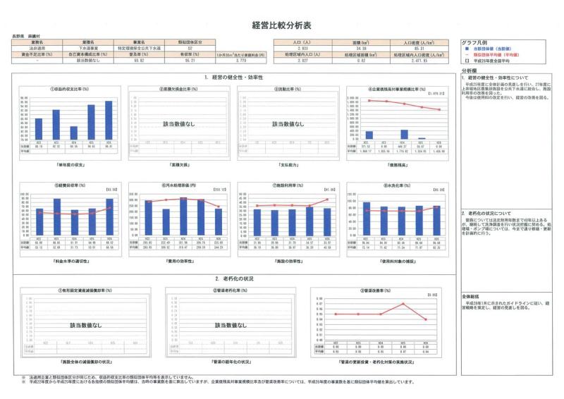 特定環境保全公共下水道経営比較分析表